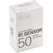 تصویر نوار تست قند خون آرکری مدل 01 سازگار با دستگاه گلوکوکارد 01 و مینی، پانصد بسته 50 عددی 