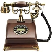 تصویر تلفن رومیزی چوبی والتر مدل 305 