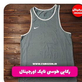 تصویر رکابی ورزشی طوسی نایک اورجینال 