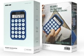 تصویر ماشین حساب خورشیدی گرین لاین Green Lion Solar Pocket Calculator 10digits 