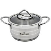 تصویر قابلمه تک استیل یونیک سایز 16 کد 9903 unique single steel pot, size 16, code 9903