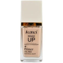 تصویر کرم پودر پرایمر دار کنسی شماره p101 Kenci Liquid Foundation + Primer Oil Free - p101