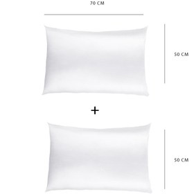 تصویر جفت روبالشتی سفید 