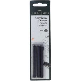 تصویر ذغال فشرده 3 عددی نرم (Soft) فابر کاستل FABERCASTELL 