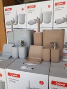 تصویر ست سرویس بهداشتی چهار گوش زبرا همارا 6 پارچه - طوسی Homara