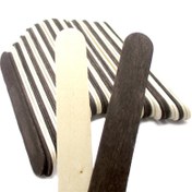 تصویر چوب بستنی الف باریک مشکی 3 بسته 36تایی 