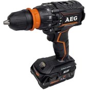 تصویر دریل شارژی چکشی AEG براشلس ۱۸ ولت مدل BSB18CBLLE LI-252X 