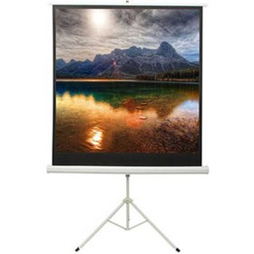 تصویر پرده نمایش پایه دار ویدئو پروژکتور اسکوپ اندازه 2.5×2.5 متر SCOPE 250CM VIDEO PROJECTOR TRIPOD SCREEN CURTAIN