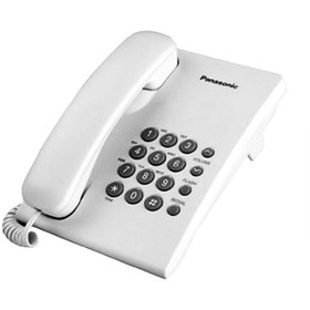 تصویر تلفن رومیزی پاناسونیک مدل s500 سفید کارکرده 