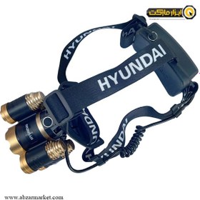 تصویر چراغ پیشانی پنج چراغ هیوندای مدل HL8050 Hyundai HL8050 five-light headlamp