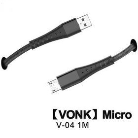 تصویر کابل شارژ اندروید VONK مدل V-04 