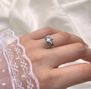 تصویر انگشتر تک نگین کد24 