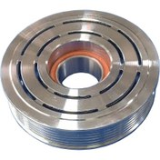 تصویر پولی کلاچ کمپرسور کولر پژو 206 و 207 برند پوکا 