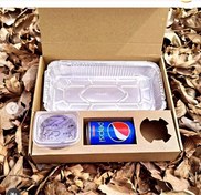 تصویر جعبه غذا مقسم متوسط ۵۰ عددی وی ای پی 