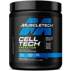 تصویر کراتین ترکیبی 240 گرم کراتور ماسل تک MuscleTech Cell Tech Creactor 240 g 120 servings