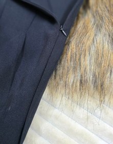 تصویر شلوار پارچه ای زنانه راسته مشکی قد ۱۰۰ - مشکی / 