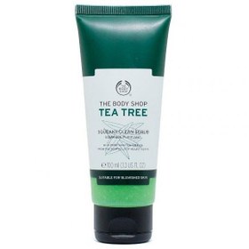 تصویر اسکراب صورت ضدجوش درخت چای بادی شاپ-Body Shop Tea Tree Squeaky Clean Scrub 