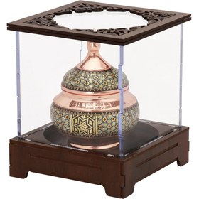 تصویر قندان 12 خاتم کندویی 