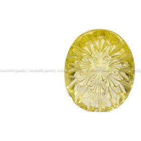 تصویر نگین سیترین کد 11199 