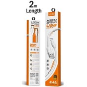 تصویر کابل تبدیل USB به لایتنینگ الدینیو مدل LS-362 طول 2 متر 