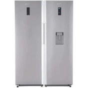 تصویر یخچال فریزر دوقلو 38 فوت اسنوا استیل مدل SRDi/SFDi-M210SSگارانتی 24 ماهه شرکتی (یک سال بیمه شرکتی) 