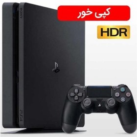 تصویر کنسول بازی(کارکرده)سونی ps4 پلی استیشن کپی خور مدل فت 500 گیگ مشکی بدون بازی دو دسته همراه با جعبه دستگاه SONY