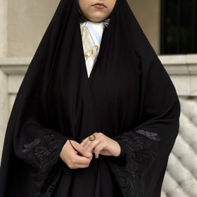 تصویر چادر گلدوزی آوین 