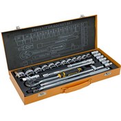 تصویر جعبه بکس ۲۴ پارچه دینگی / دینگشی “۱/۲ DINGQI 14001 DINGQI 14001 Ratchet Wrench And Sockets Set 24 PCS