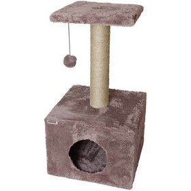 تصویر اسکرچر، لانه و جای خواب گربه کدیپک مدل زیتون Kedipek Cat Scratcher Olive Model