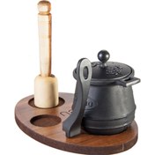 تصویر ظرف پخت دیزی چدن نالینو مدل Single Plus Nalino Single plus cast iron Cruse Pot