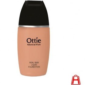 تصویر کرم پودر تیوپی رئال اسکین Ottie 30ml 