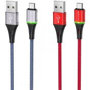 تصویر کابل شارژ بروفون مدل BU25 با سری میکرو BOROFONE BU25 Glory charging data cable for Micro-USB