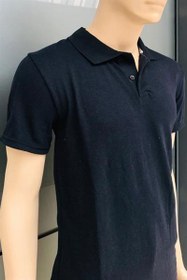 تصویر خرید نقدی پولوشرت شیک Activforte رنگ مشکی کد ty290820586 Erkek Polo Yaka T-shirt Fit Gösteren