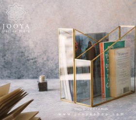 تصویر جا مجله‌ای شیشه‌ای 