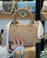 تصویر کیف استوانه ایی مارک Lvبا جنس و یراق وارداتی و کیفیت عالی - رنگ Bag