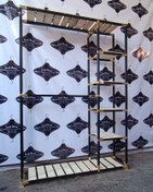 تصویر رگال لباس دوطبقه کد ZB006 با جا کیف و کفش 