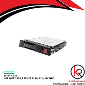 تصویر هارد دیسک اچ پی مدل HPE 10TB SATA 7.2K LFF SC He 512e MV HDD | 857648-B21 