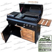 تصویر باربیکیو وکباب‌پز گازی مبلمان باغی 