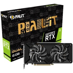 تصویر کارت گرافیک پالیت مدل GeForce RTX 2060 SUPER DUAL 