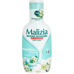 تصویر شامپو بدن مالیزیا مدل گل بهار حجم ۱ لیتر با رایحه مشک سفید 