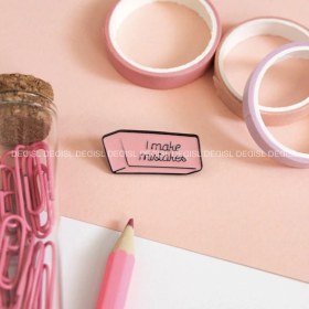 تصویر پین متنی I make mistakes - کد97 