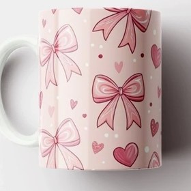 تصویر ماگ سرامیکی طرح پاپیون کیوت و فانتزی کد308 