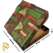 تصویر جعبه مینی پیتزا بدون چاپ ایفلوت 