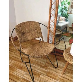 تصویر صندلی حصیری مدل اورانوس Uranus rattan chair