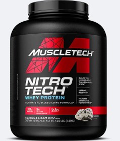 تصویر نیتروتک پروتئین وی ماسل تک (1810 گرمی) ا MuscleTech Nitro Tech Whey Protein 1810g MuscleTech Nitro Tech Whey Protein 1810g