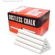 تصویر گچ تخته سیاه – بسته 100 عددی سفید رنگ 