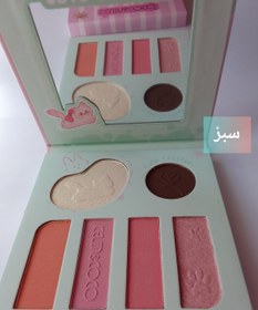 تصویر پالت سایه چشم KEVIN & COCO مدل Cute Critter – پالت گربه بامزه - سبز cute critter