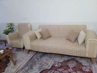 تصویر کاور مبل مطلسه - راحتی ۸نفره 