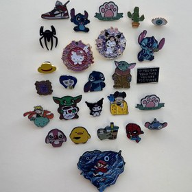 تصویر پین فلزی فانتزی 