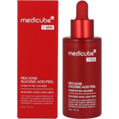 تصویر سرم ضد جوش مدی کیوب سوکسینیک اسید وزن ۴۰ گرم 